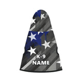 Personalized - K9 Thin Blue Line Hoodie - V1