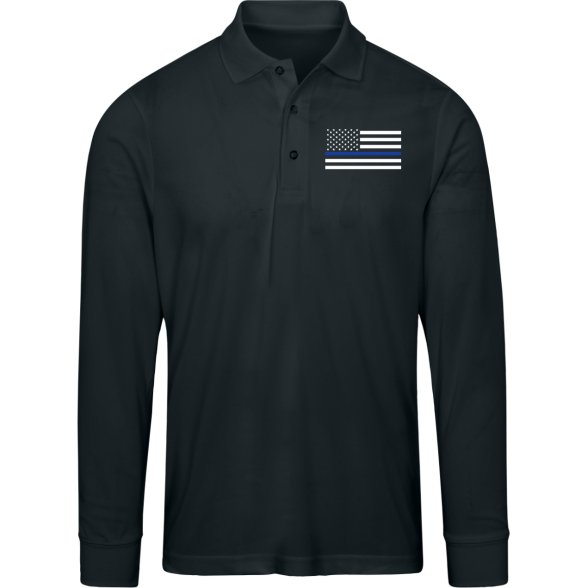 TBL Long Sleeve Polo Shirts – ThinBlueLineHeroes