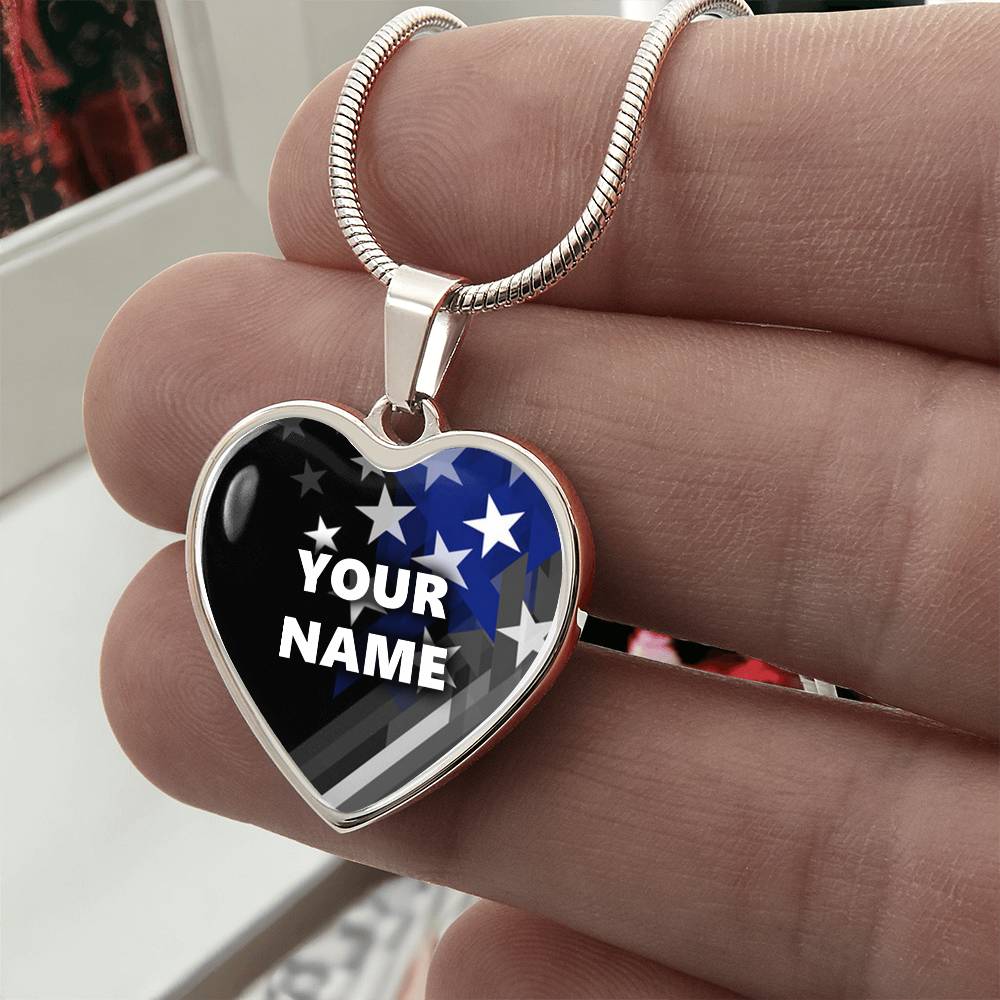 Personalized Necklace - Circle Pendant - BR1