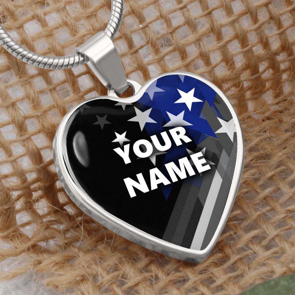 Personalized Necklace - Circle Pendant - BR1