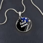 Personalized Necklace - Circle Pendant - BR1