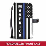 Personalized Phone Case Wallet - Flag