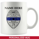 Personalized Mugs - Badge and Name