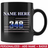 Personalized Mugs - Name and Badge