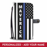 Personalized Phone Case Wallet - Flag