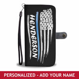 Personalized Phone Case Wallet - Flag