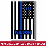 Personalized Sticker - Name + Badge