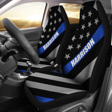 Personalized Car Seat Covers - Flag