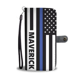 Personalized Phone Case Wallet - Flag