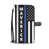 Personalized Phone Case Wallet - Flag