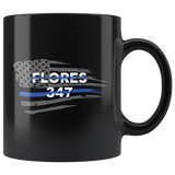 Personalized Mugs - Flag + Badge Number