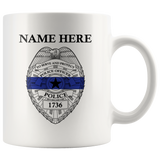 Personalized Mugs - Badge and Name