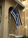 Thin Blue Line American Flag - 3 x 5 Foot Flag With Grommets