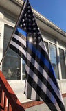 Thin Blue Line American Flag - 3 x 5 Foot Flag With Grommets