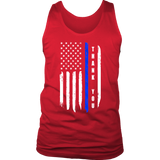 "Thank you" - Thin Blue Line Flag Tank tops