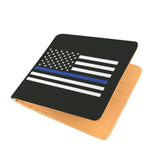 Thin Blue Line Flag Men's Wallet