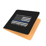 Blue Lives Matter - Duty Honor Courage - Men's Wallet