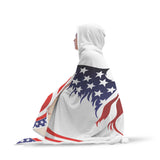 Cozy American Eagle - Hooded Blanket 2