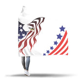 Cozy American Eagle - Hooded Blanket 4