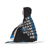"Remember" - Thin Blue Line Hooded Blanket