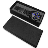 Skull - Thin Blue Line Flag - Black Watch