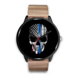 Skull - Thin Blue Line - Black Watch