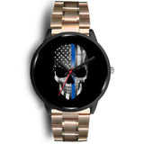 Skull - Thin Blue Line - Black Watch