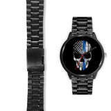 Skull - Thin Blue Line Watch