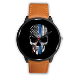 Skull - Thin Blue Line - Black Watch
