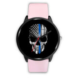 Skull - Thin Blue Line - Black Watch