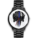 Punisher Skull - Thin Blue Line Watch