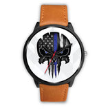 Punisher Skull - White Base - Black Watch