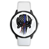 Punisher Skull - White Base - Black Watch