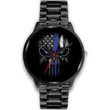Punisher Skull - Thin Blue Line Watch