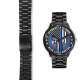 Skull - To Protect and To Serve - Blue Lives Matter Watch
