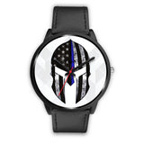 Spartan Helmet - Thin Blue Line - Black Watch