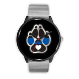 K9 Heart - Thin Blue Line Watch - Black