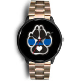 K9 Heart - Thin Blue Line Watch - Black