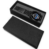 K9 Heart - Thin Blue Line Watch - Black