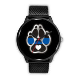 K9 Heart - Thin Blue Line Watch - Black