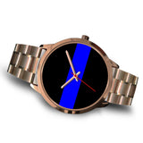 Thin Blue Line Watch - Gold