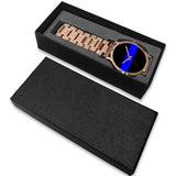 Thin Blue Line Watch - Gold