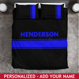 Personalized Bedding Set - Thin Blue Line