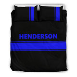 Personalized Bedding Set - Thin Blue Line