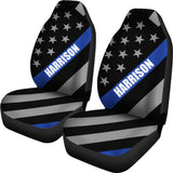 Personalized Car Seat Covers - Flag