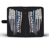 Personalized Phone Case Wallet - Flag
