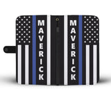 Personalized Phone Case Wallet - Flag