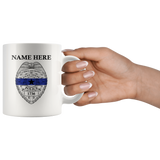 Personalized Mugs - Badge and Name