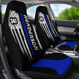 Personalized Car Seat Covers - Flag