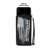 Personalized Phone Case Wallet - Flag